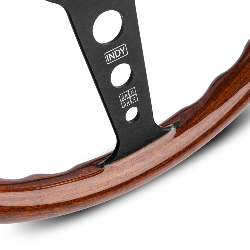 Indy Black - MOMO Heritage Steering Wheels | MOMO Motorsports Indy Black - MOMO Heritage Steering Wheels | MOMO Motorsports